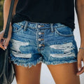 2026 Cheap High-quality Fashion Design Stretch Pants Blue Wholesale Super Skinny Ladies Girl Baggy Women'S Clothing Denim Shorts