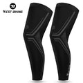 Breathable Compression Sleeve Leg Warmers Anti-UV Sport Leggings for Cycling Basketball Racing-Men's Women's Bicycle Accessories