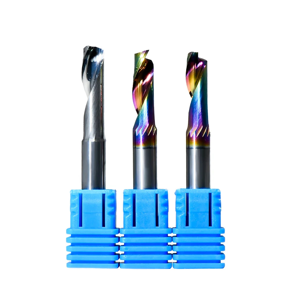 Carbide Single Flute EndMill - Aluminum Copper ACP Cutting CNC Milling Cutter