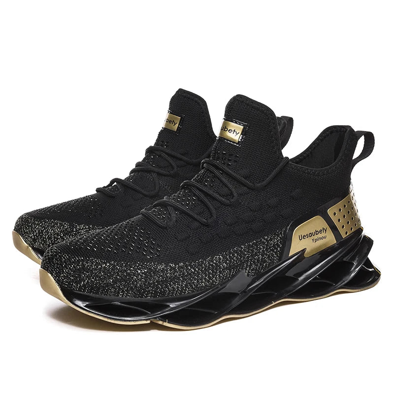 Hot Selling Light Weight Men Sport Running Shoes Light Upper Sneakers Higher Increase Shoes for Men