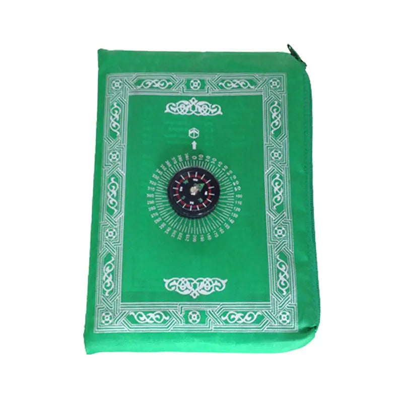 Ramadam Gift  Portable Musallah Islamic Praying Carpet Waterproof Kids Pray Rug Foldable Pocket Prayer Mat