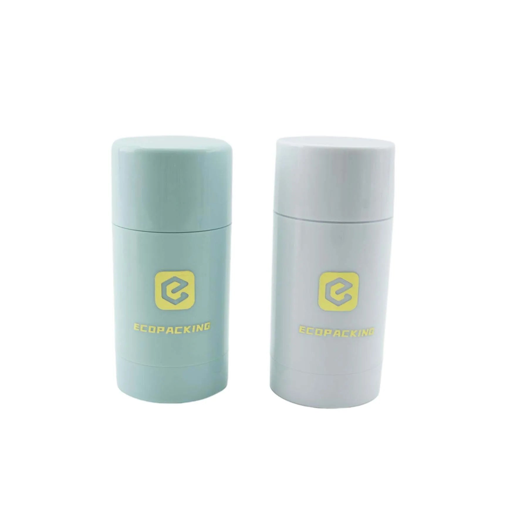 75ml Colors Empty ECO Biodegradable Wheat Straw PCR Twist up Deodorant Container Stick Round Tube Packaging