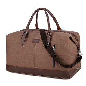 Wholesale Eco-friendly Fashion Large Capacity Canvas Duffel Bags with Zipper Closure for Weekend Outdoor Overnight Travel Unisex