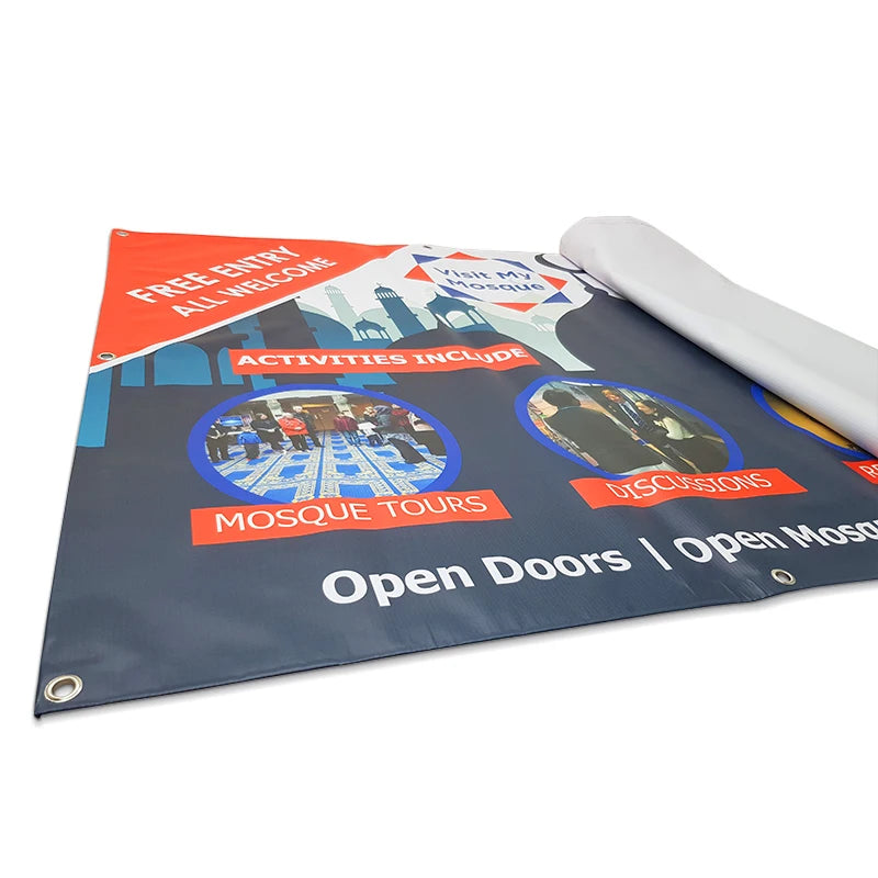 Durable Weatherproof Outdoor Advertising Party Decoration Vinyl Banners Custom PVC Print Banner