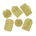 Wholesale Customizable Bamboo Travel Luggage Tags Eco-Friendly Wooden Craft Custom Logo Size Options Fast Shipping Customized