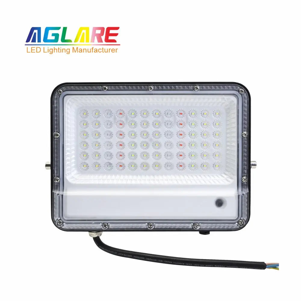 Original Factory Manufacturing Remote Control Waterproof IP65 Floodlight 50W 100W Rgb White Landscape Projector Flood Light