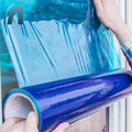 Wuxi Wholesale Soft Plastic Adhesive Protective Film Blue PE with Anti-Scratch Feature Moisture-Proof Surface for Window Glass