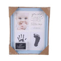 Newborn Hand and Footprint Photo Frame Baby Hand and Foot Print Souvenir Footprints One Year Gift Photo Frame