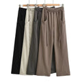 Women High Rise Drawstring Comfort Loose Cotton Yoga Jogger Pants