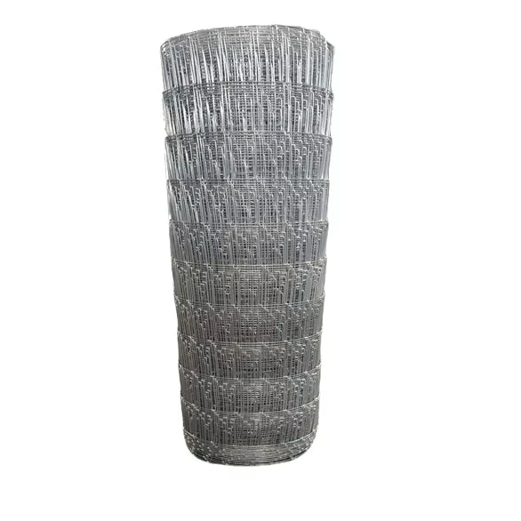 Steel Hinged Joint Farm Forest Guard Wire Field Fence Mesh Low Maintenance Driveway Gates with Hot Dip Frame Finishing