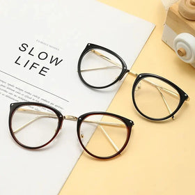 New Transparent Retro Eyeglasses Frame Women Glasses Frame Fashion Optical Eyeglasses Eye Frame Optical Glasses 2024