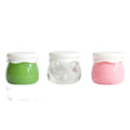 10g Cute Acrylic Plastic Cosmetic Facial Cream Jar Honey Fruit Jam Shape Cream Jar  Lip Balm Container