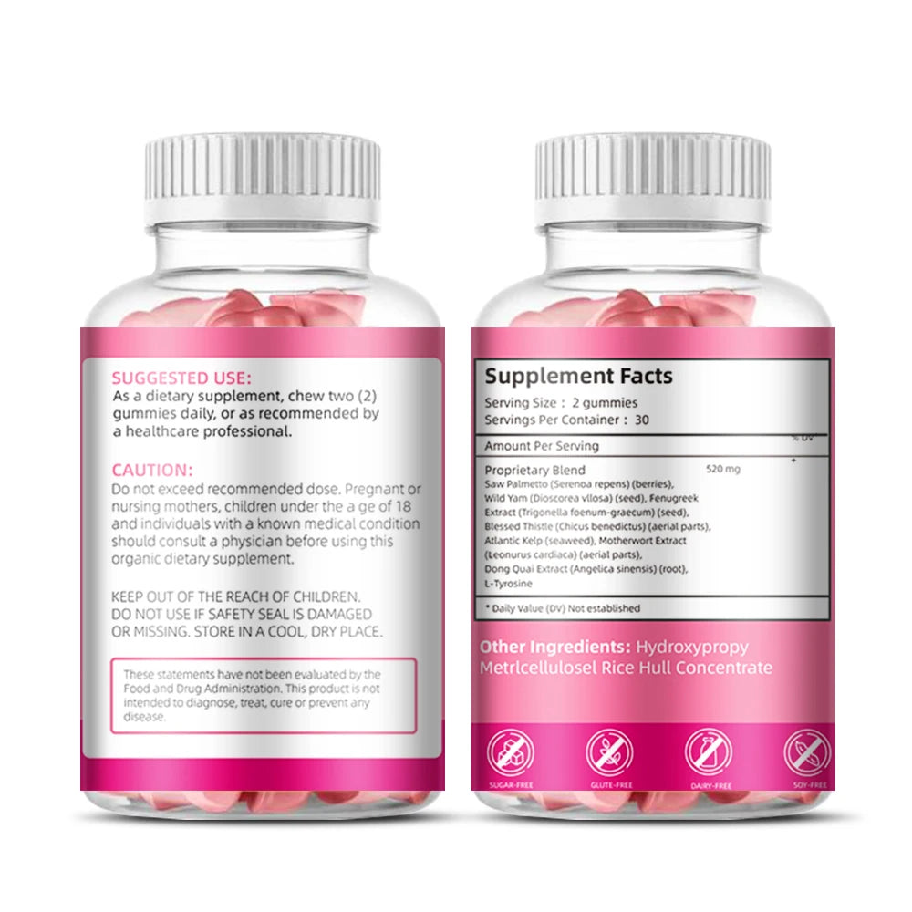 OEM Private Label Booty Gummies Candy Big Buttock Booster Bigger Hip and Butt Enlargement Enhancing Bbl Gummies for Butt