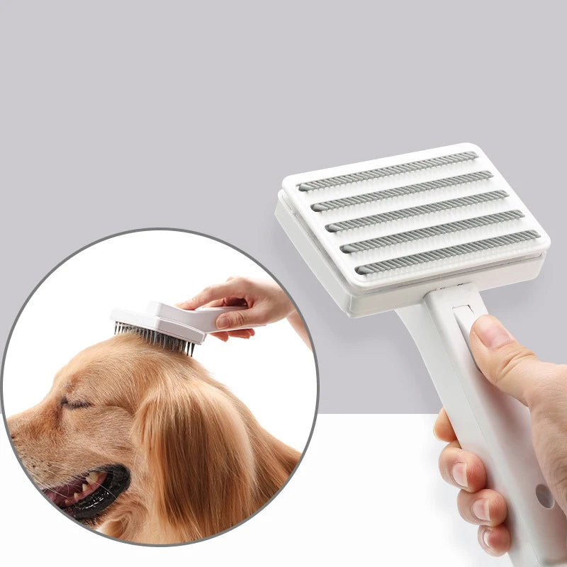 Dog Grooming Brush Self Cleaning Dog Cat Brush Remove Comb Pet Hair Brush Pet Hair Remover