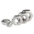 Fine Thread M6 M8 M10 M12 M14 M16 Pitch 0.75/1/1.25/1.5 304 A2 Flat Hex Hexagon Thin Nut Jam Nut DIN439