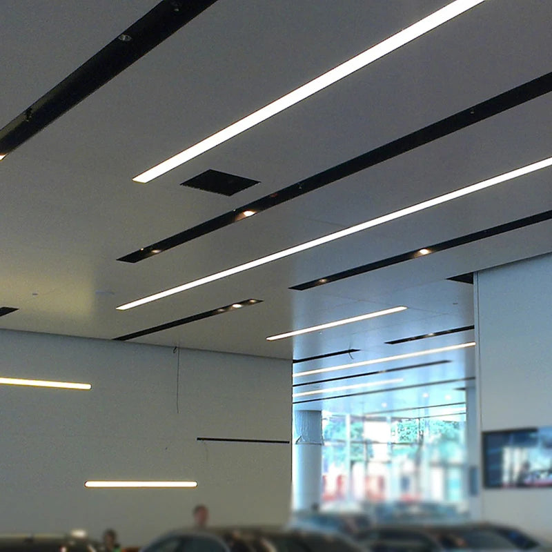 2400mm 60W Recessed LED Linear Light Linkable Profile Recessed Mounted LED Linear Light for Warehouse Office