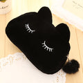 Cheap Cute Cat Plush Storage Bag Cartoon Fabric Beauty Travel Organizer Makeup Bag