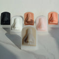 Can Be Reused Soft Silicone Flexible 3D Nose Ear Model for Piercing Ring Jewelry Display Piercing Model Practice Nose