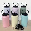 New Style Fashion Sublimation Tumbler Stainless Steel Custom Logo Powder Coated 50oz 32oz 40oz Tumbler Cups With  Lid