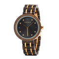 Ladies Fashion Wood Watch Japan Movement Custom OEM Business Type Pointer Dial Display S
