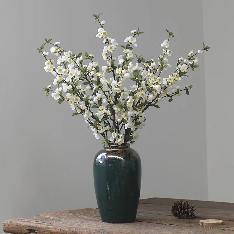 C-PB004 Wholesale Artificial Silk Plum Cherry Blossoms Flowers Sakura Cherry Blossom Branches for Wedding Home Decoration