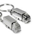 Custom 3D Trailer Truck Freight Liner Keychain High Polished Metal  Trucker 18 Wheeler Pendant Car Key Ring for Drivers Gift