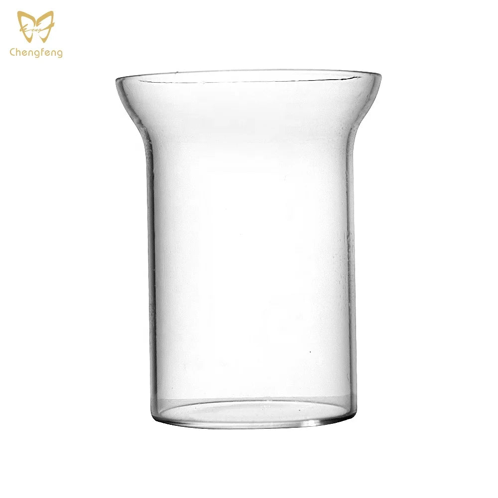 High Borosilicate Glass Water Glasses Simple Wide Mouth Iced American Latte Coffee Cup Cold Drinking Cocktail Glasses 400ml