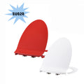 SU020 Modern Top Lock Ultra-Thin Round Toilet Seat with Soft Close Duroplast Lid