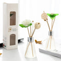 Wholesale Round Conical Matt Glass 100ml Empty Perfume Reed Diffuse Glass Aromatherapy Bottle