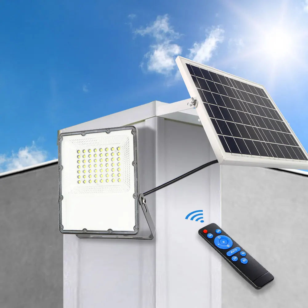 KCD Warehouse Sport Ground Garden Portable Separate Panel IP67 100w 300w 800w 1000w LED Solar Flood Lights Solar Projector