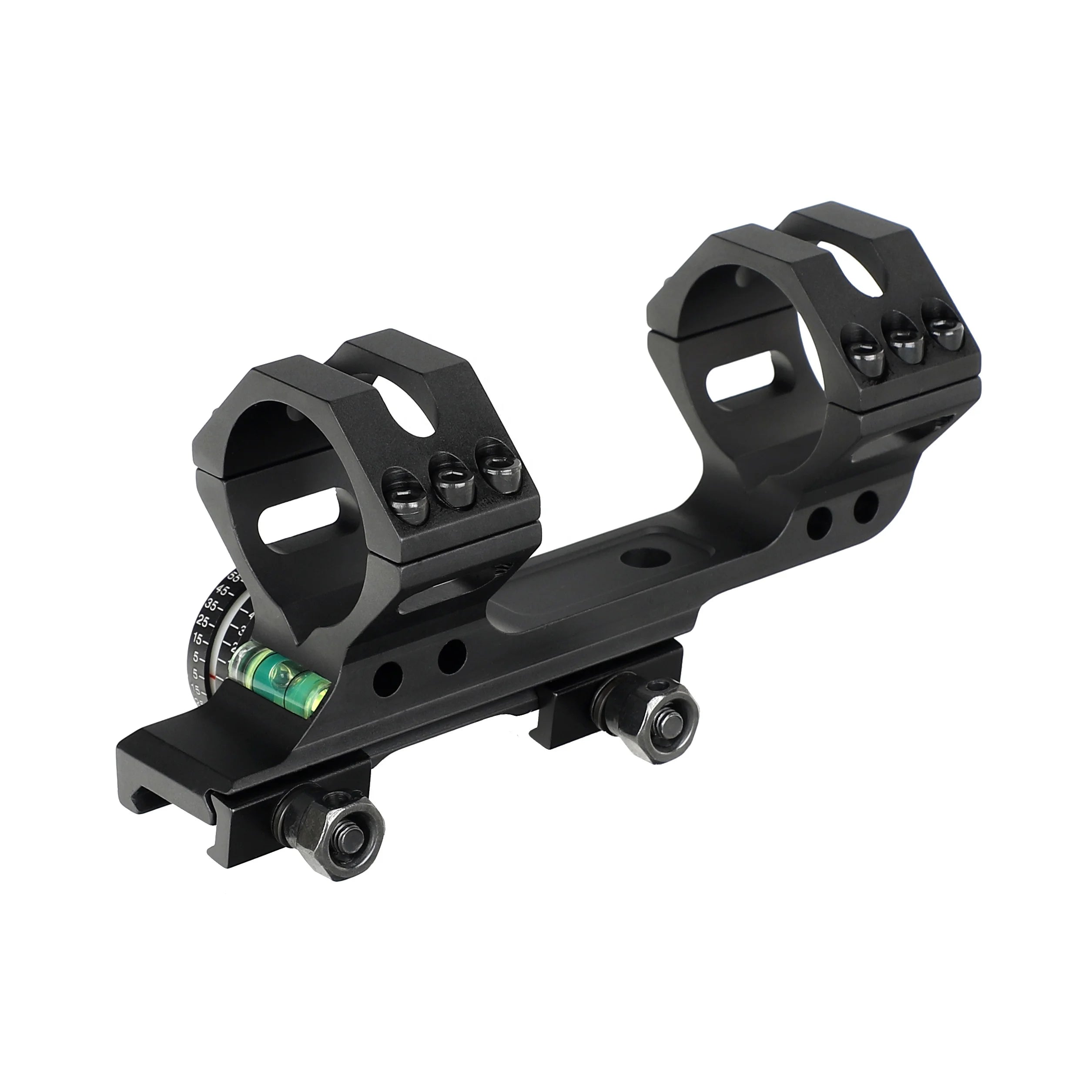 Ohhunt 30mm 35mm Integral Hunting Scope High Profile Mount Rings 20mm Mount with Bubble Level