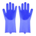 Silicone Dishwashing Gloves 180g Medium Thickness Food Grade BPA Free for Vegetable and Fruit Cleaning