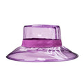 Fashion Beach Bucket Hat PVC Transparent Basin Cap Sun Visor Waterproof Rain Hat