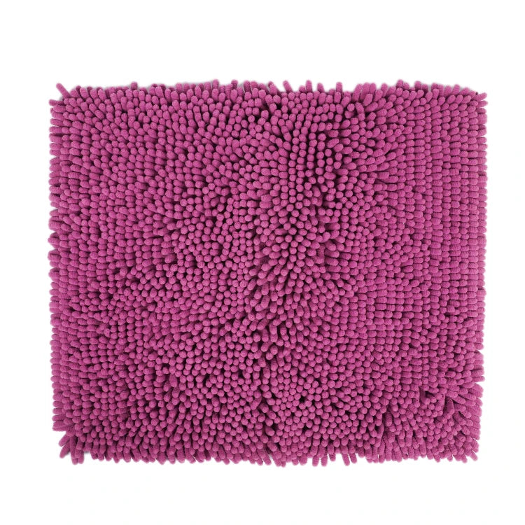 Thicken Super Absorbent Pink Short Pile Chenille Shower Floor Non-slip Anti Spa Bath Room Rugs Mats for Kids