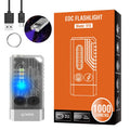 V10 Mini Keychain Flashlight Usb-c Rechargeable Edc Flashlight With 365 UV Light High Power 1000 Lumens Edc Flashlight Torch