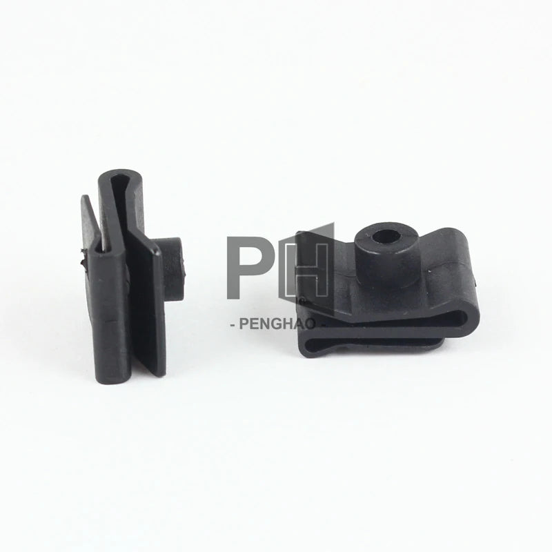 Auto Body Fender Plastic Clips White U Clip Nut for Nissan Fender Lined Bumper U Nut Fixed Hardware Fastener