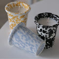 Ins Wholesale Custom Splash Ink Ceramic Soy Wax Scented Candles for Home Decor