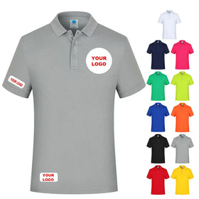 Lapel Polo Advertising Culture Shirt Printed Logo Round Neck T-shirt Fixed Work Clothes Presidential Election Custom Polo Shirts