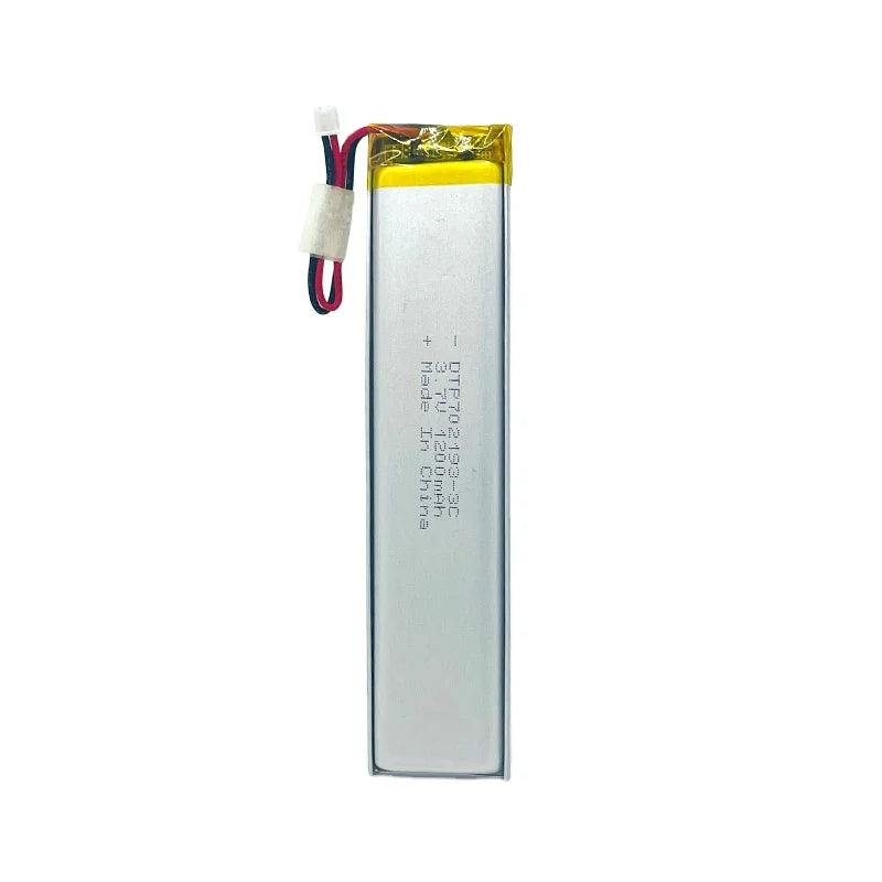 Ultra Thin Rechargeable 3.7v Li Ion 3.7v Lithium Battery Manufacturer 4.44Wh 3.7V 1200mah Li Lipo Polymer Battery MegaBDM