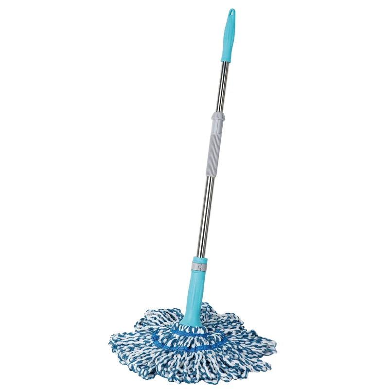 DOOSO Twist Spin Floor Mop Microfiber Long Handle Self-twisting Water Mop Washable Wet Mop