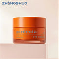 Custom Premium 50g Orange Cosmetic Packaging Jar Luxury White Double Wall Face Cream Jars Wholesale