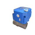 12v Water Valve CR01 CR02 CR03 CR04 Brass Ss304 Thread BSP NPT CWX-25S Motorized Motor Valve With Manual Operation MegaBDM