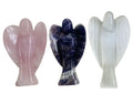 Wholesale Rose Quartz Angel High Polished Dream Amethyst Angel Selenite Angel For Decoration