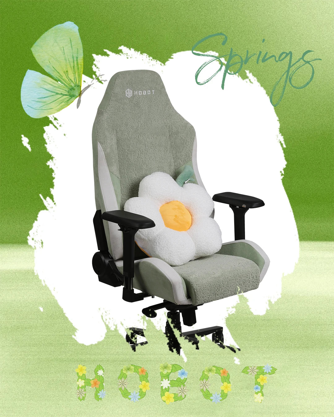 Hobot Magnetic Pillow for Personalized Comfort Custom Ergonomic Reclining Swivel Gaming Chair