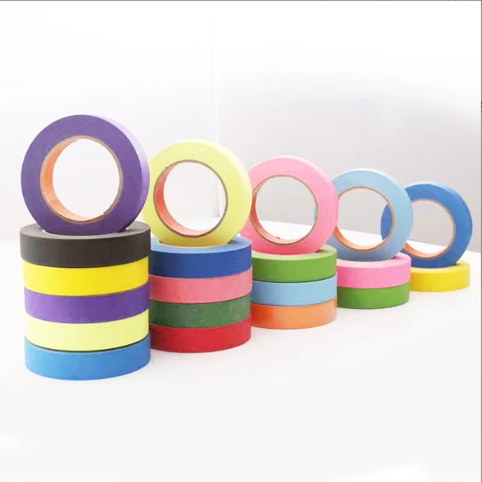High-viscosity Exterior Wall Painting Decoration Sewing Fine Art Color Separation Masking Tape
