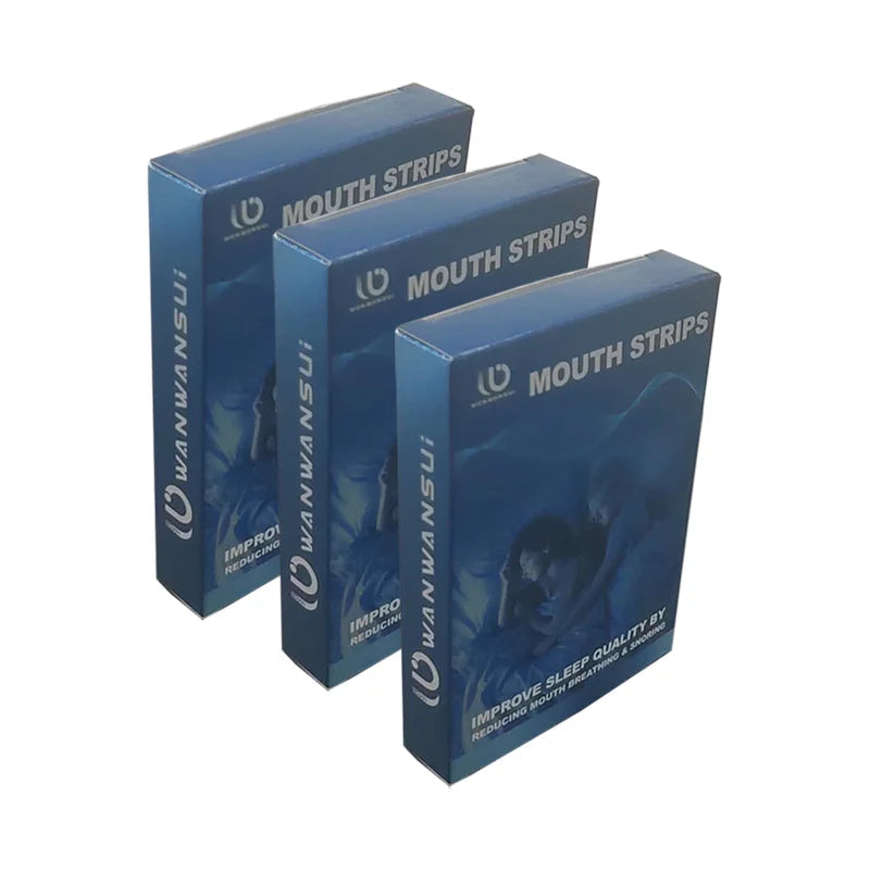 Custom Brand Latex Free Anti Snoring Breath Sleep Strips CE Certification Promote Nasal Breathing Mouth Tape for Sleeping