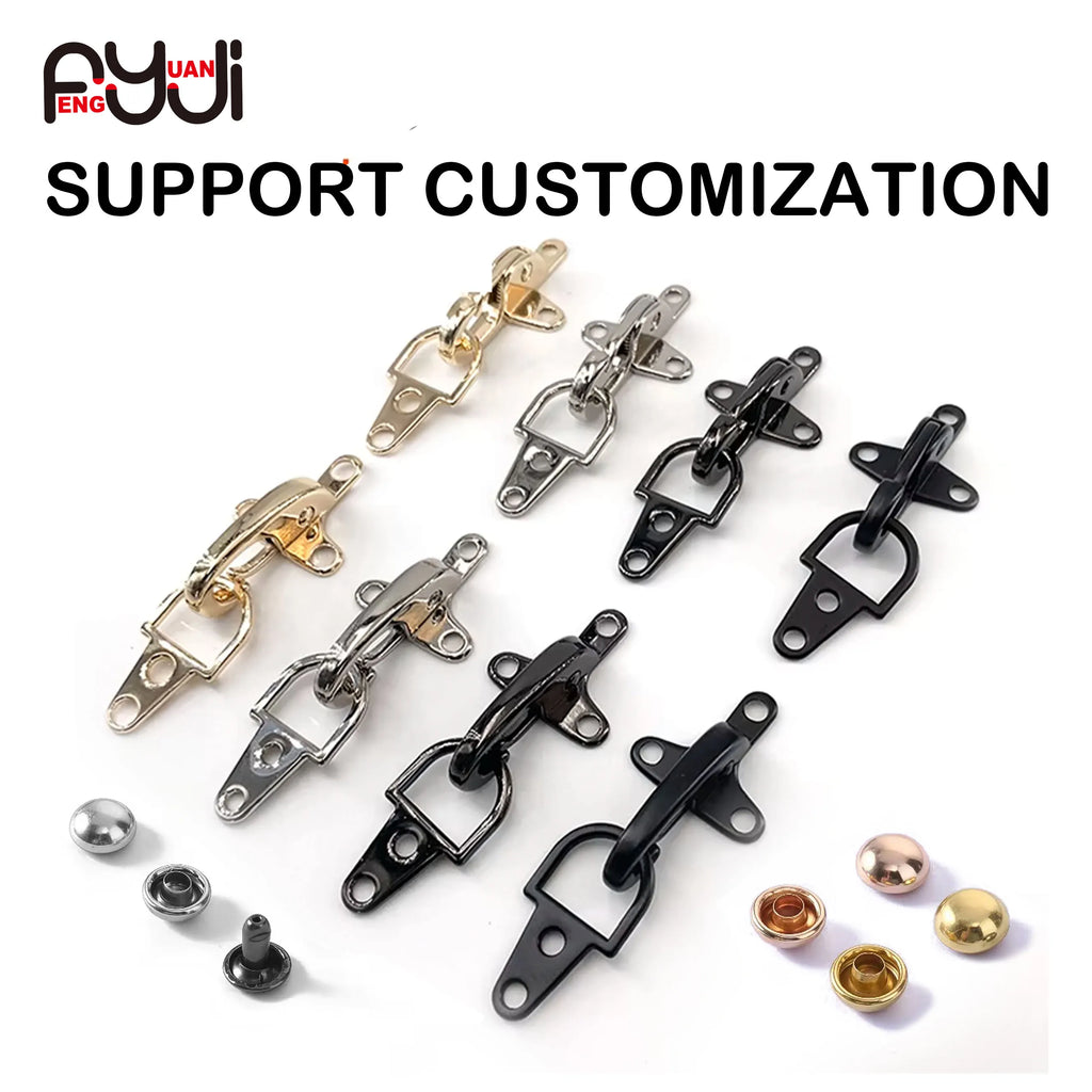 Bomber Jacket Clasp Aircraft Shape Button Detachable Zinc Alloy 4cm Coat Jacket Hasp Buckles Pair Clothing Accessories