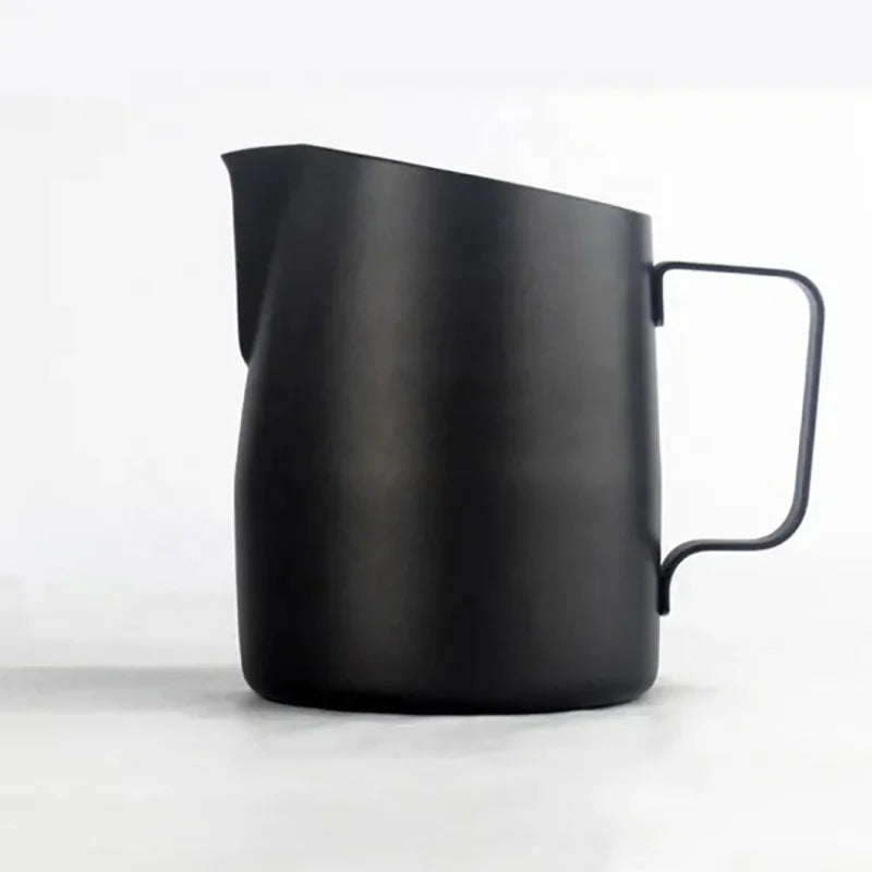 Food Grade 304 Stainless Steel Milk Jug 420ml 600ml Design Latte Art Coffee Milk Pitcher Cup for Cafe
