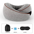 Custom Memory Foam Folding Travel Office 360 Degree Support Neck Pillow Travel