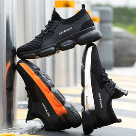 Hot Sale Ladies Steel Toe Safety Shoes New Fashion Stylish Kevla Material S1P Trainer OEM Wholesale From Factories for Winter
